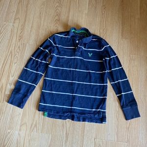 Mens xs  American Eagle long sleeve polo